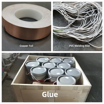 Conductive PVC Floor Tile Vinyl Anti-static Multiple Color PVC ESD Flooring Tile For Cleanroom