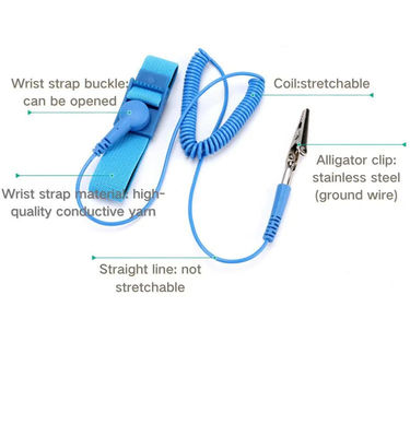 ESD Wristband Adjustable Antistatic Strap for Personal Electrostatic Discharge Protection