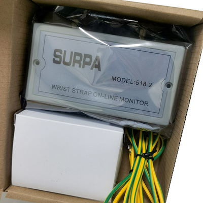 ESD SURPA 518-2 ESD Wrist Strap Tester / Antistatic Wrist Strap Online Monitor