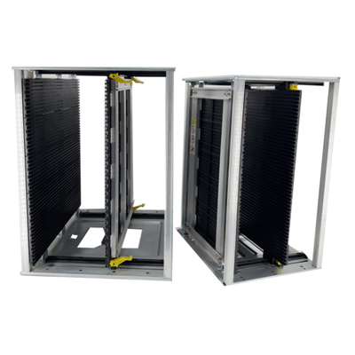 ESD Magazine Rack Gear Belt Adjustable 460*400*563 Pcb Magazine for SMT Line
