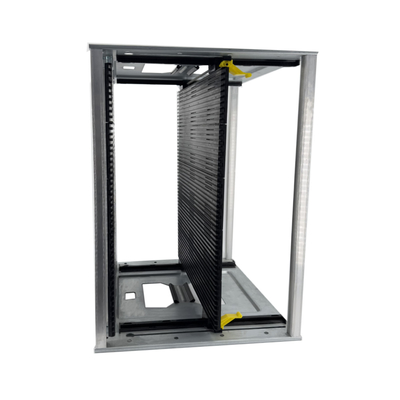 Conductive PCB Magazine Rack With Gear Track Adjustable Static Safety