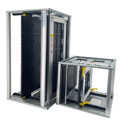 Conductive PCB Magazine Rack With Gear Track Adjustable Static Safety