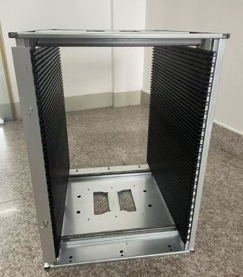 Gear Track Adjustment ESD PCB Magazine Rack Anti static SMT PCB Storage Rack