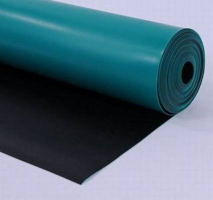 ESD Rubber Mat 2mm 3mm Thickness 10e6-10e9 Ohm Surface Resistance