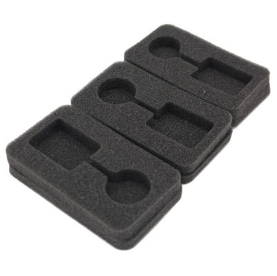 Customized Shape ESD Conductive PU Foam Sheets with 2-500mm Thickness and 10^3-10^6 Ω Surface Resistance for Electronic Component Packing