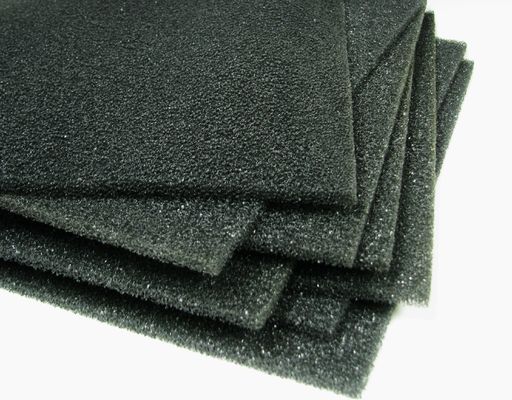 Customized Shape ESD Conductive PU Foam Sheets with 2-500mm Thickness and 10^3-10^6 Ω Surface Resistance for Electronic Component Packing
