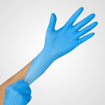 ESD Blue Black Nitrile Safety Gloves Disposable Antistatic Exam Gloves for Wholesale