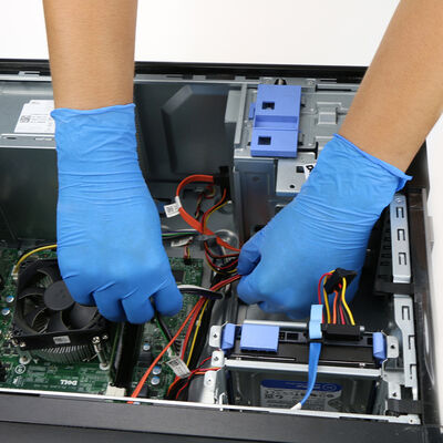 Antistatic Nitrile Disposable Gloves PCB Assembly Line Work Gloves