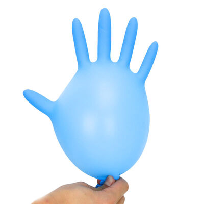 ESD Blue Black Nitrile Safety Gloves Disposable Antistatic Exam Gloves for Wholesale