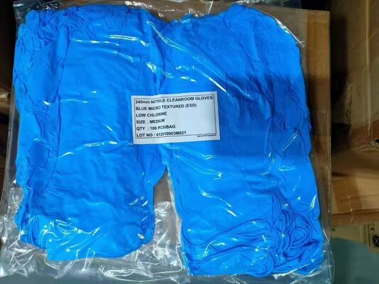 ESD Nitrile Gloves Antistatic  Disposable Gloves Antistatic Exam Gloves for Wholesale China Supplier