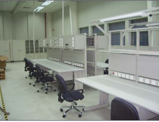 ESD Workbench Custom Electric Adjustable Height Anti-static Workstation for Electronics