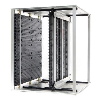 Gear Track Adjustment ESD PCB Magazine Rack Anti static SMT PCB Storage Rack
