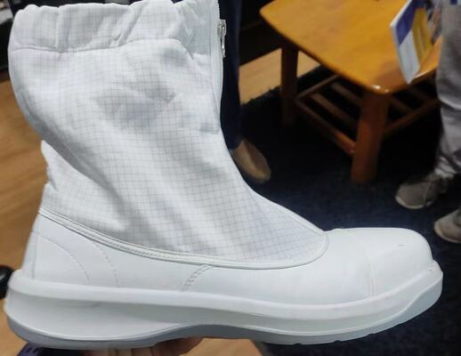 Antistatic Safety Shoes Steel Toe Boots Insustrial Use PVC Sole Customized