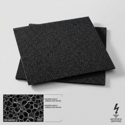 Conductive ESD Foam Insert Black Die Cut Anti Static EVA Foam Inner Packaging Cushion For PCB IC Board Shipping
