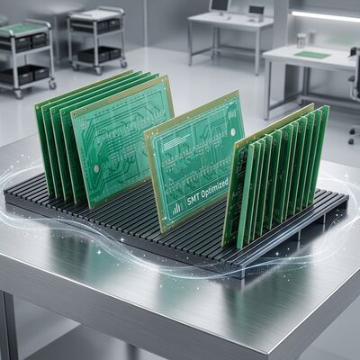 Heavy-Duty Adjustable ESD PCB Storage Trolley for Anti-Static Circuit Boards