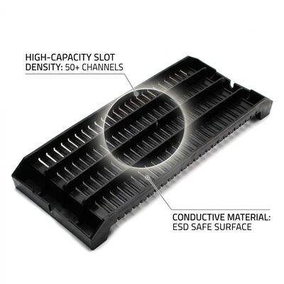 Rotating ESD Circulation PCB Rack Metal Frame for SMT Circuit Board Storage