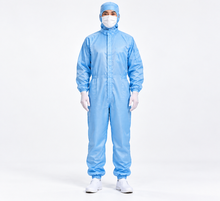 ESD Protective Coverall for Electronics Semiconductor Cleanroom