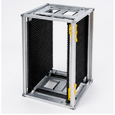 Gear Track Adjustment ESD PCB Magazine Rack Anti static SMT PCB Storage Rack
