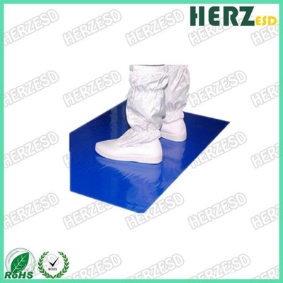Sticky Disposable ESD Rubber Mat PE Film Material 30 Layer For Clean Room