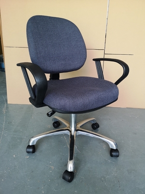 Triple Adjustable ESD Drafting Chair , Comfortable Lab Chairs With Armrest