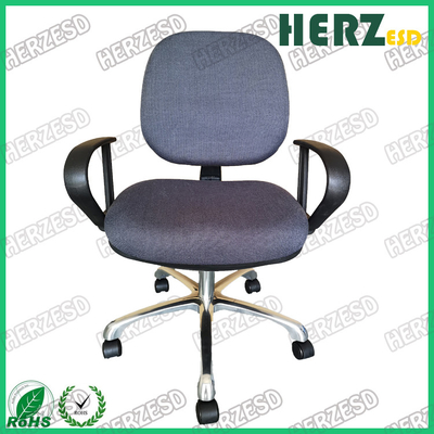 Triple Adjustable ESD Drafting Chair , Comfortable Lab Chairs With Armrest