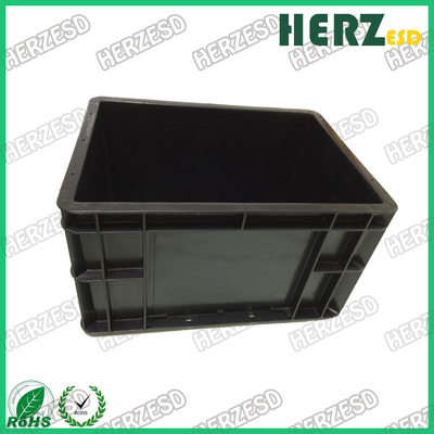 ESD Black Plastic Bin Box Antistatic Storage Box