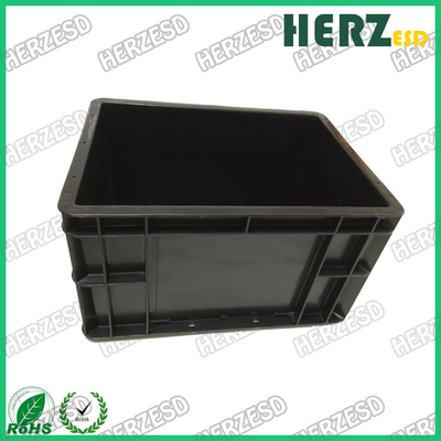ESD Crate ESD Storage Box / Crate Bin Dust Proof Size 400 * 300 * 280mm