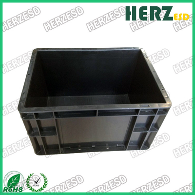 Esd Bin Box Esd Plastic Tool Box Black Antistatic PP PVC Box
