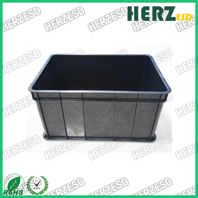 Esd Bin Box Esd Plastic Tool Box Black Antistatic PP PVC Box
