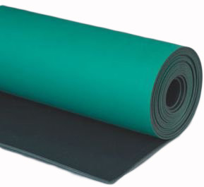 Smell Less Layer Anti Static Rubber Mat , ESD Protection Mat With Reflection Breaking Surface