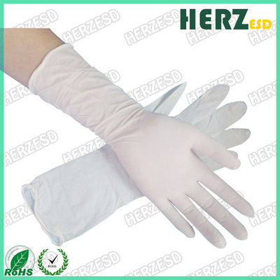 Waterproof Anti Oil ESD Hand Gloves , Nitrile Exam Gloves Powder Free Stretchable