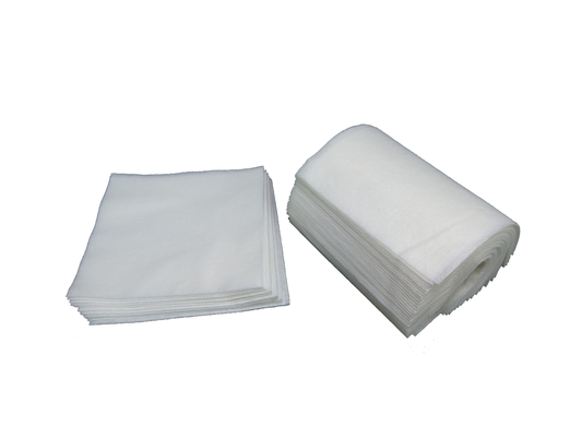 Dust Free Clean Room Wipes / Disposable Microfiber With Wipes Laser Sealed Cut Edge