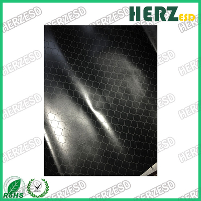 No Powder / Oil ESD PVC Grid Curtain , Anti Static PVC Curtain Size 1.37 X 30m