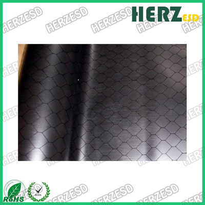 No Powder / Oil ESD PVC Grid Curtain , Anti Static PVC Curtain Size 1.37 X 30m