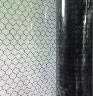 Cleanroom ESD PVC Curtain Transparent / Black Grid Antistatic Curtain