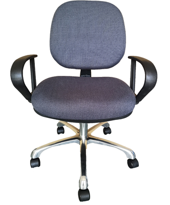 SGS  Laboratory Furniture Rotatable ESD Lab Chairs With Armrest