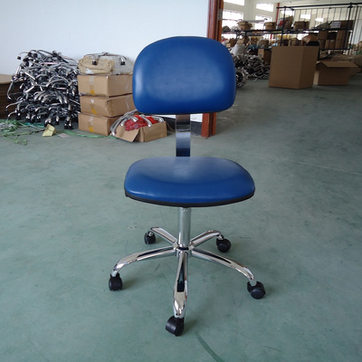 10e9 ohm 320mm Radius Antistatic PU Leather ESD Safety Chair