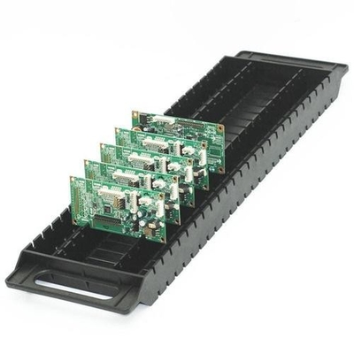 H Type Black ESD PCB Racks With 25pcs - 42pcs Capacity For Simultaneous Storage
