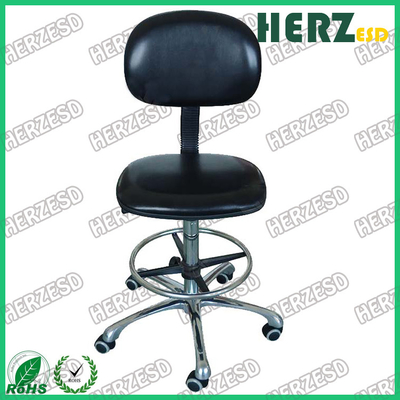 Movable ESD PU Leather Backrest Office Chair Antistatic