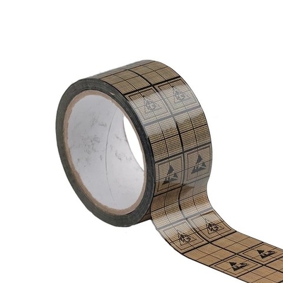 Single Sided Adhesive ESD Grid Tape For Sealing Primary Or Intimate Packaging