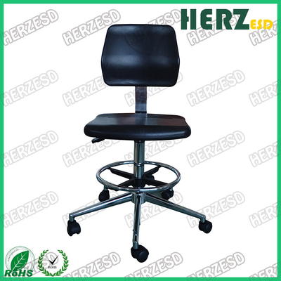 360 Degree Adjustable Swivel ESD Pu Foam Chair With Lifting Armrest