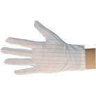100% Polyester Cleanroom ESD Cloth Gloves Double Side Stripe