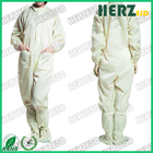 Waterproof Lint Free Zipper Antistatic Coverall Reusable ESD Cleanroom Coverall