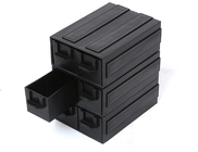 Black Plastic Anti Static ESD IC Component Drawer Box