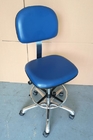 Blue Color ESD Safe Chairs / Static Dissipative Chair With Grounding Chain