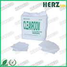 White Color Clean Room Wipes , Cleanroom Polyester Wipes Class 100 OEM Available