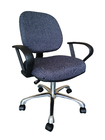 Nylon Castor Purple Cleanroom Armrest ESD Safe Chairs