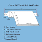 SMT Cleaning Stencil Wiper Roll For PCB Printing Machine