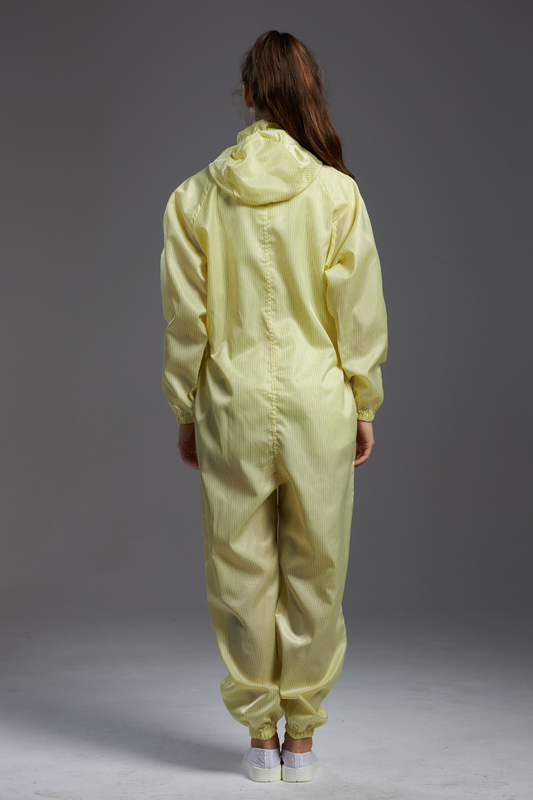 Waterproof Lint Free Zipper Antistatic Coverall Reusable ESD Cleanroom Coverall