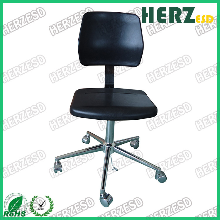 360 Degree Adjustable Swivel ESD Anti Static PU Foam Chair With Lifting Armrest